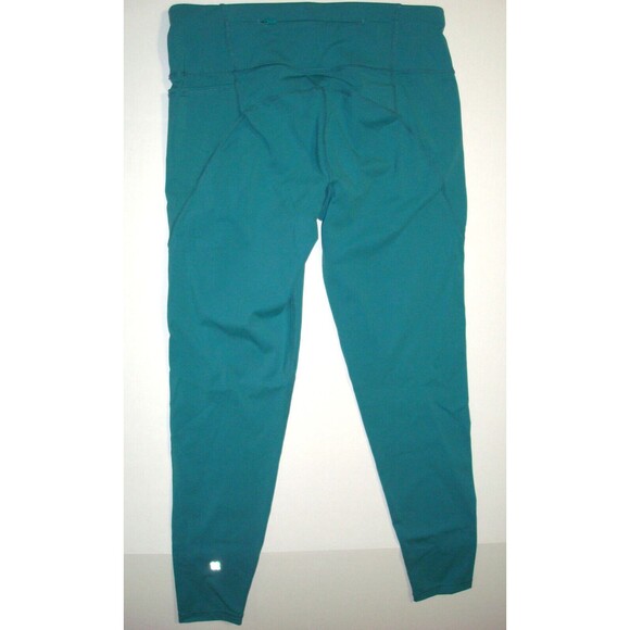 NWT Sweaty Betty Power Leggings M US Dark Aqua Blue Teal Green Run Workout 27 Ne - Picture 1 of 11